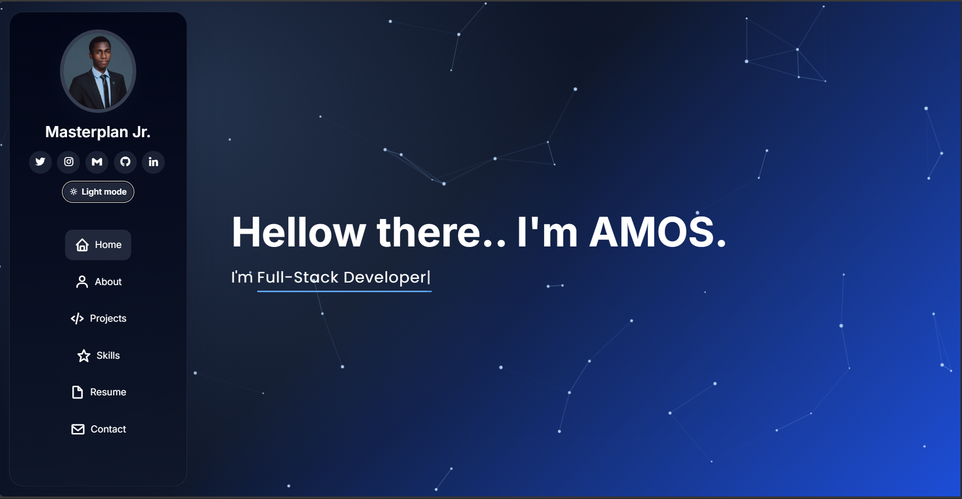 Portfolio Website preview